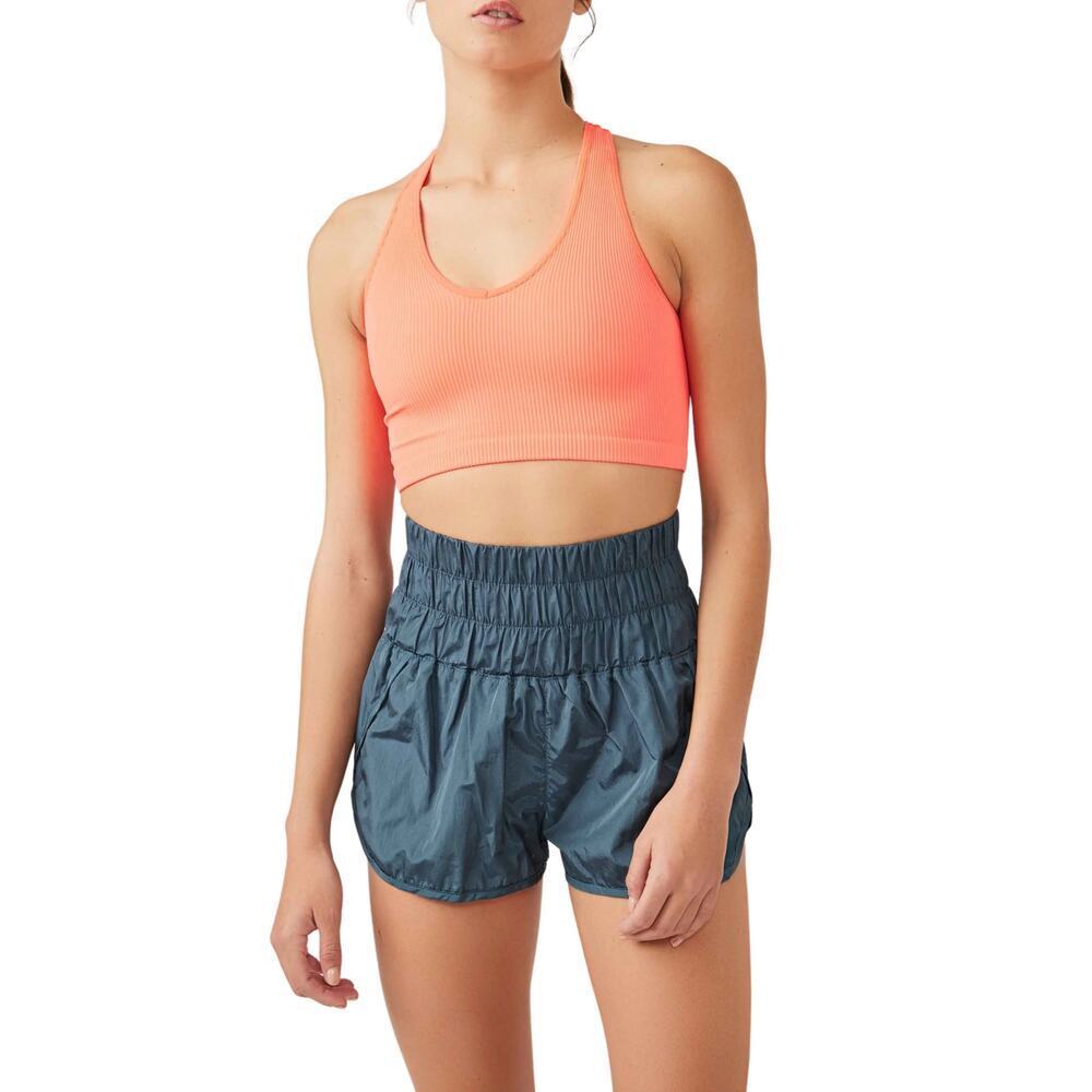 New Free People Movement Free Throw Crop Sports Bra in Flamingo Women's Size S